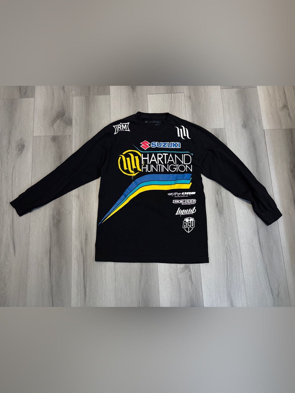 Suzuki x Hart & Hartington Motocross Graphic  Racing Jersey Mens Medium
